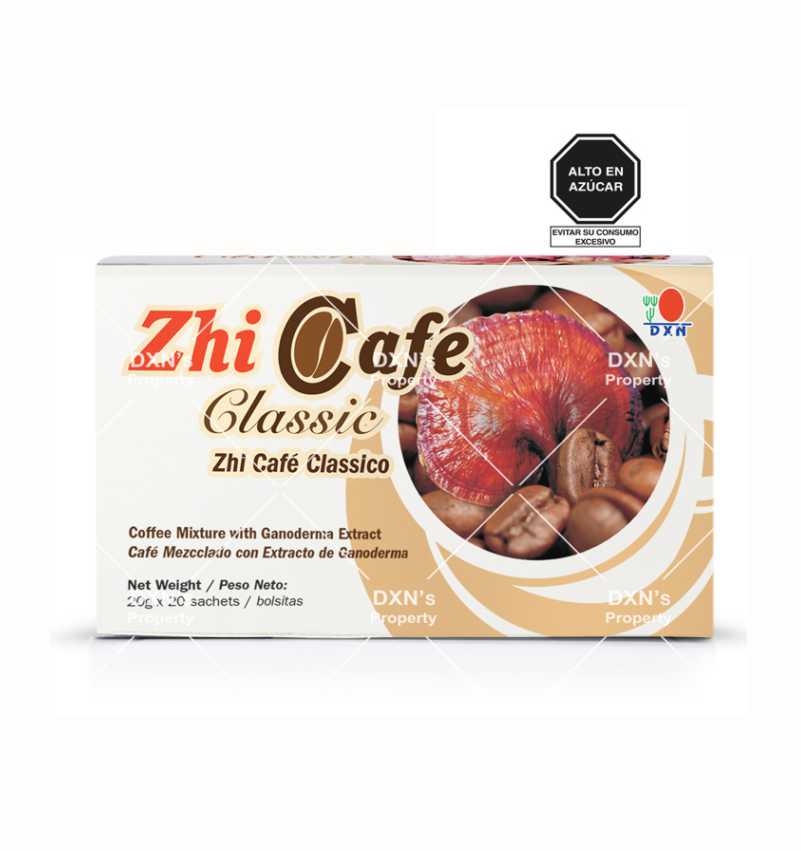 Zhi Café Classic Dxn - Café Tostado C/ Ganoderma - 20 Sobres